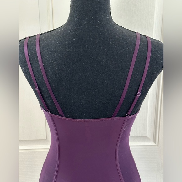 Victoria’s Secret Eggplant Bodysuit with sheer panels along the sides, 34C - Picture 3 of 14